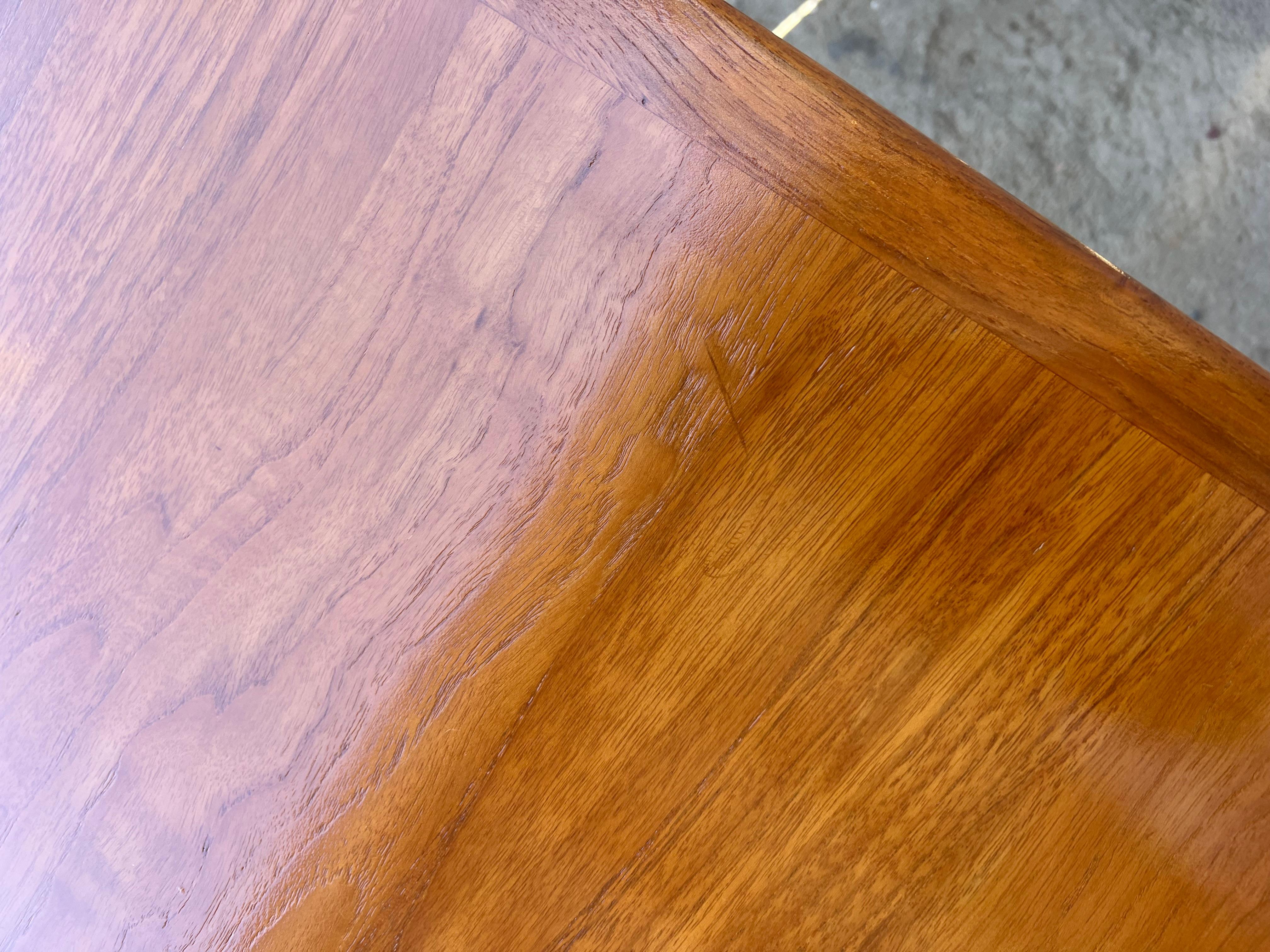 Unknown D-Scan Teak Expanding Dining Table