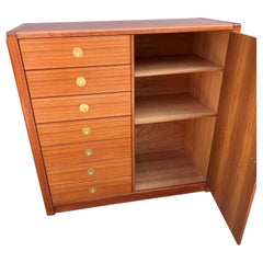 D-Scan Teak Gentleman's Cabinet/ Dresser