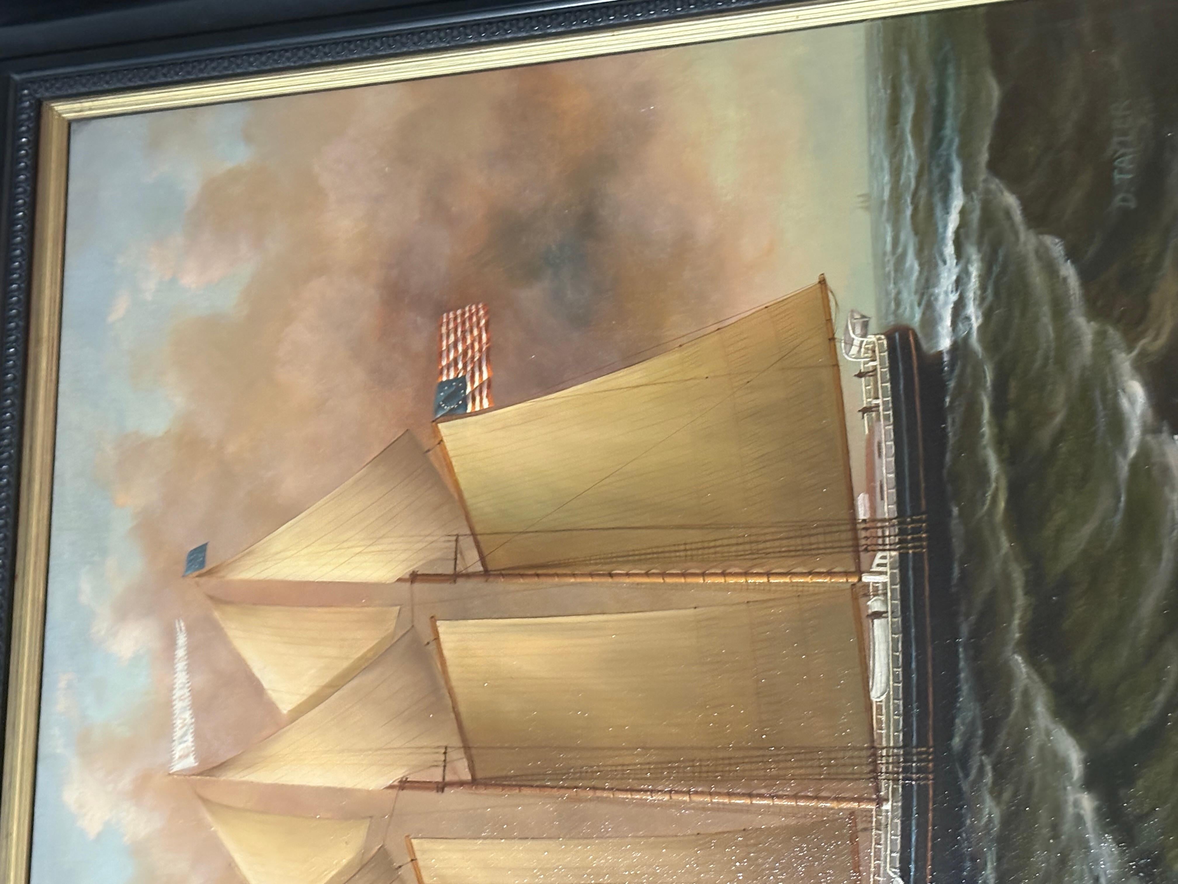 “Lumber Schooner Under Full Sail” For Sale 1