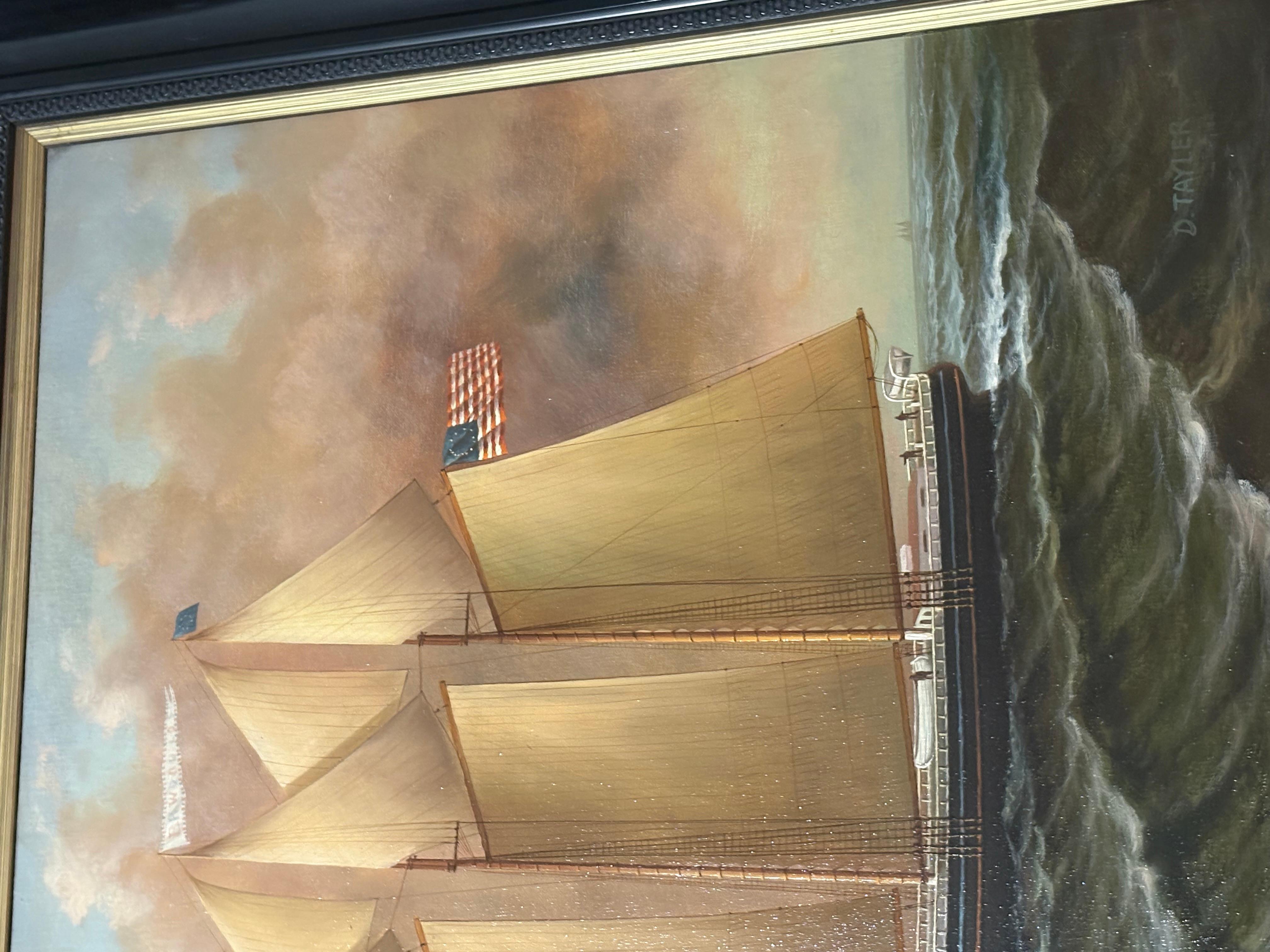 “Lumber Schooner Under Full Sail” For Sale 2