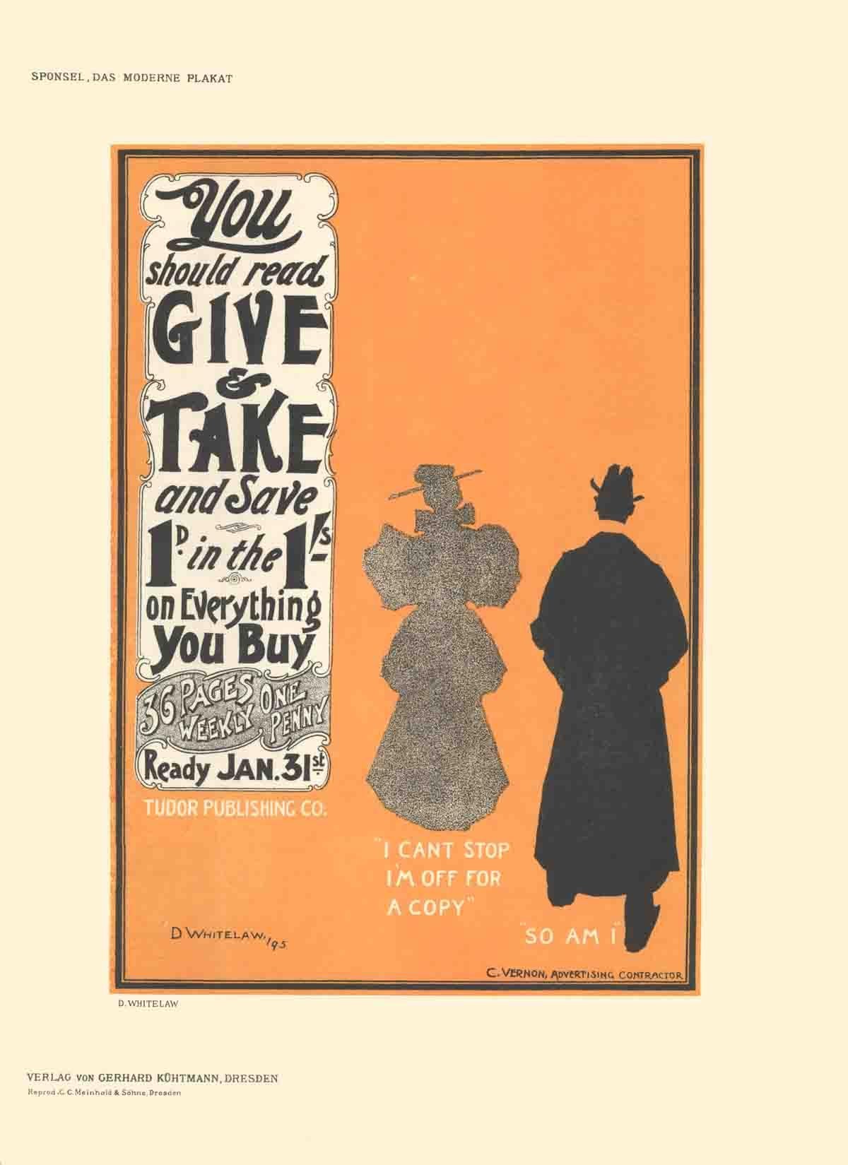 1897 D. Whitelaw 'Give & Take' 