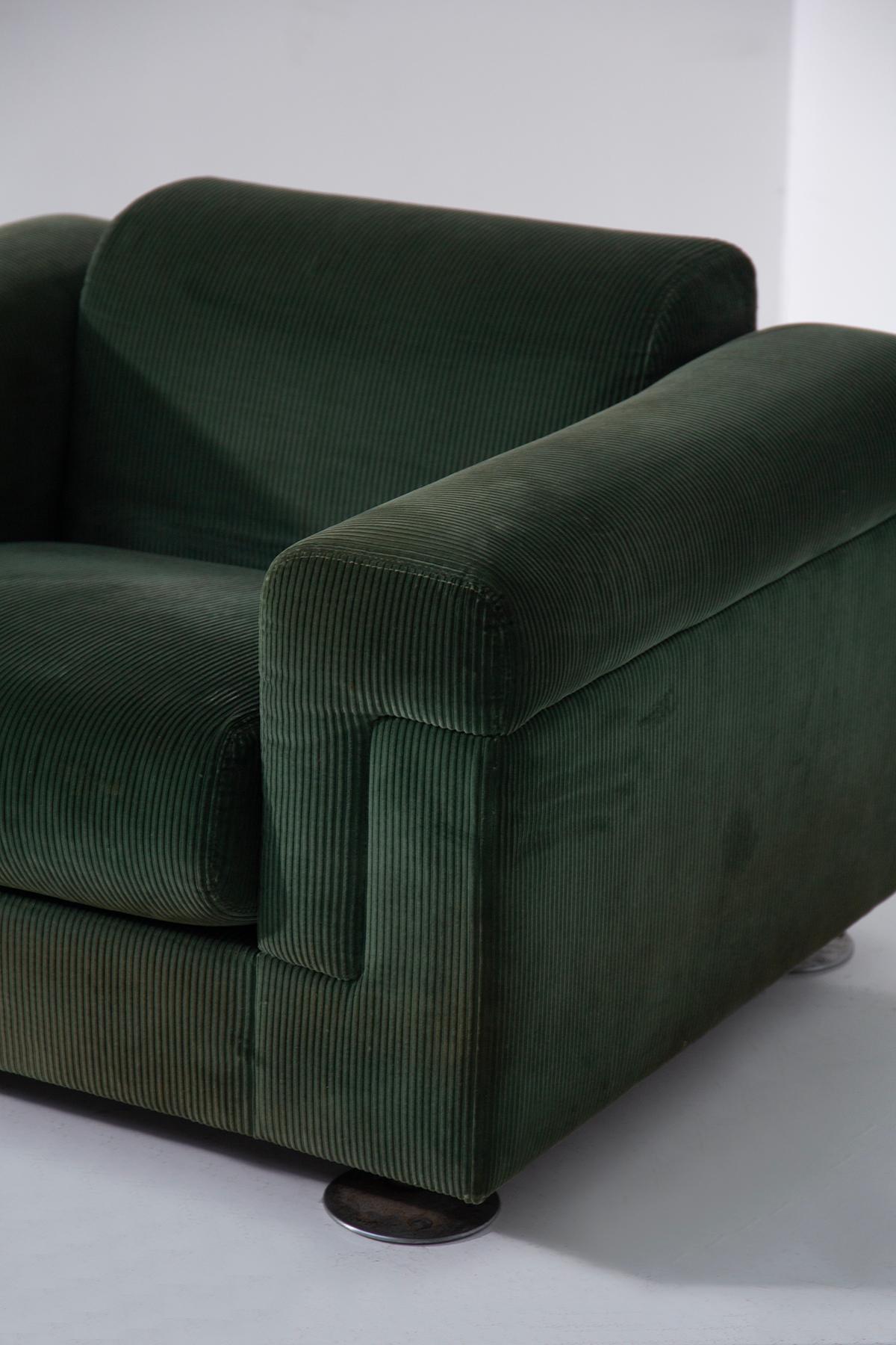 D120 armchair by Valeria Borsani and and Alfredo Bonetti for Tecno In Good Condition For Sale In Milano, IT