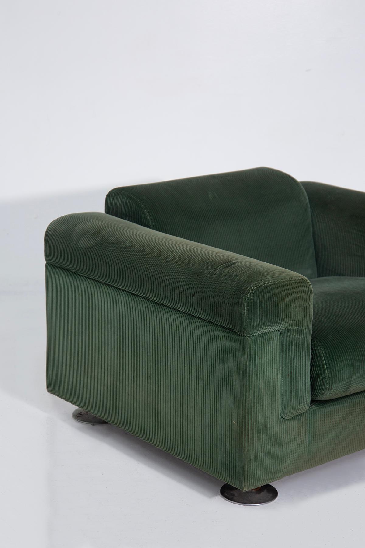 Late 20th Century D120 armchair by Valeria Borsani and and Alfredo Bonetti for Tecno For Sale