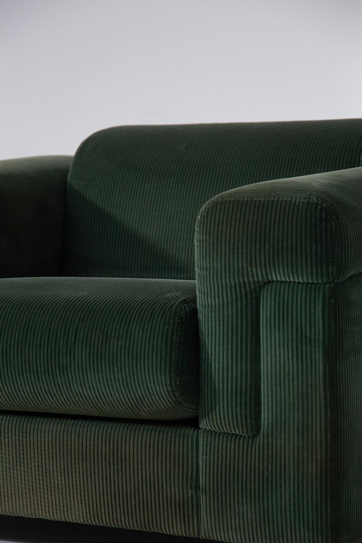 D120 armchair by Valeria Borsani and and Alfredo Bonetti for Tecno For Sale 2