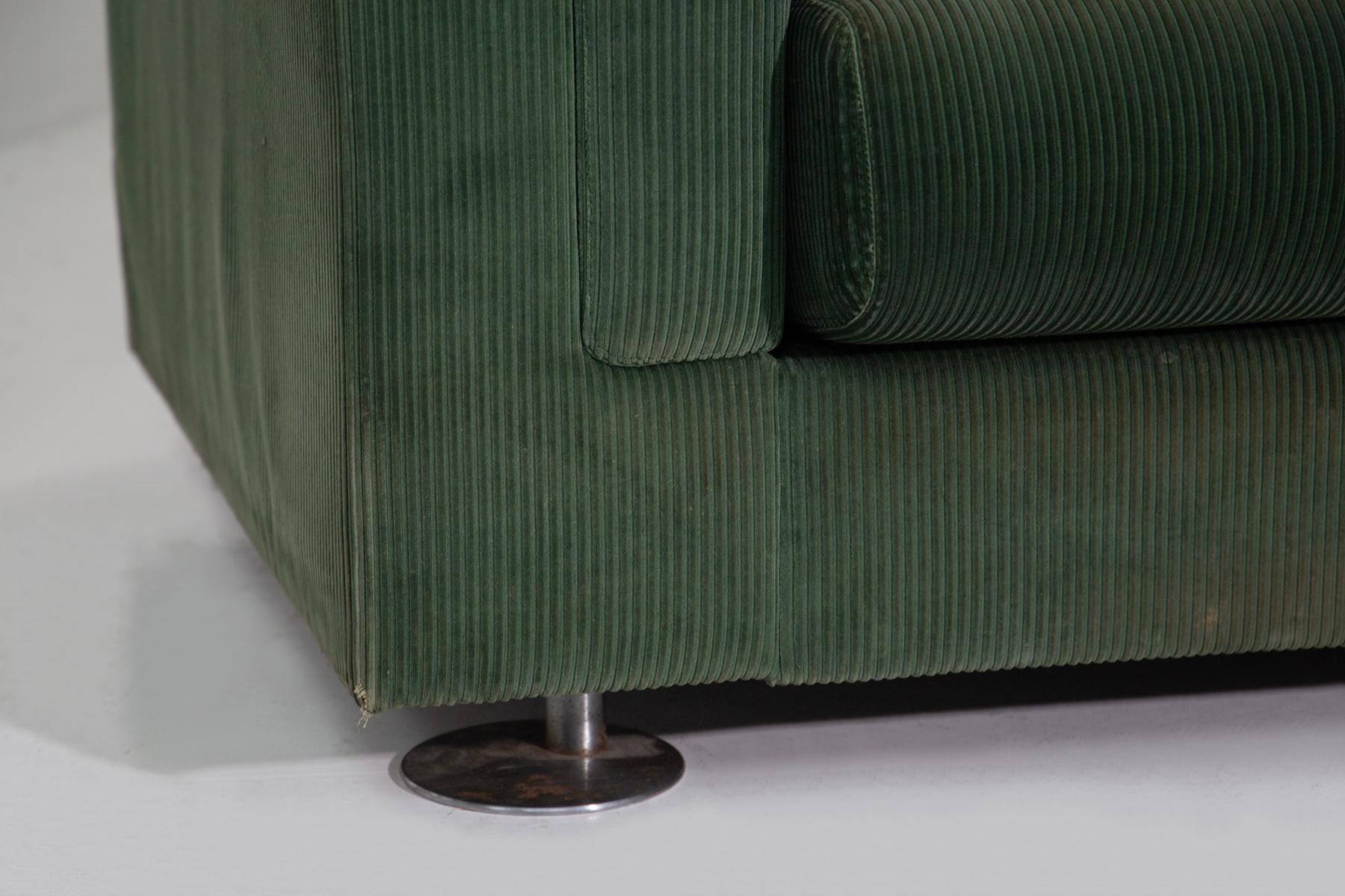 Late 20th Century 'D120' sofa Valeria Borsani and Alfredo Bonetti for Tecno For Sale