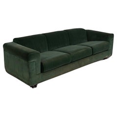 Used D120 Green Velvet Sofa Valeria Borsani and Alfredo Bonetti for Tecno