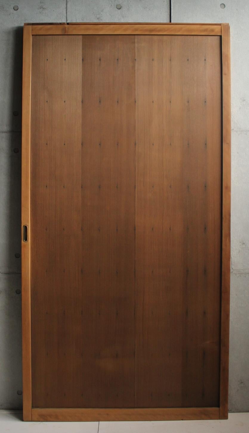 D3 Antiquariato giapponese, porta scorrevole, ferramenta, design a griglia quadrata in vendita 2