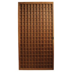 D3 Japanese Antiques, sliding door, fittings, square grid design