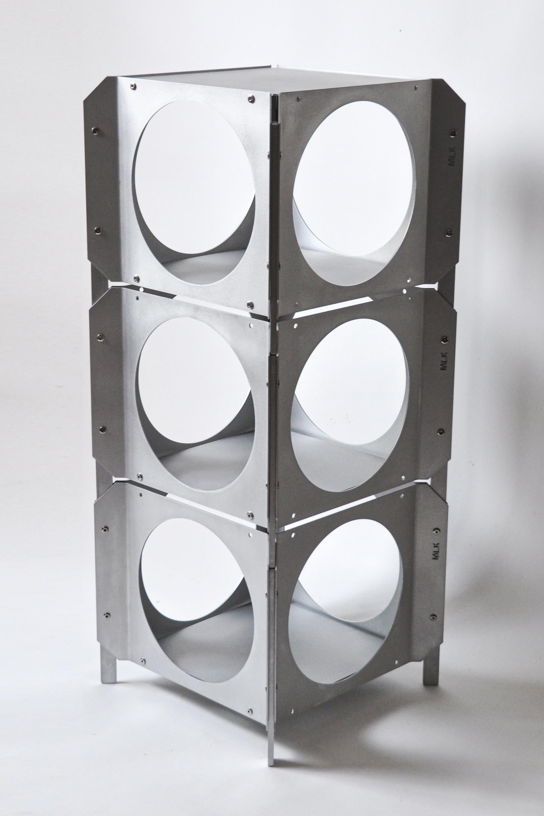 Alluminio Scaffale D300 di MLK Furniture in vendita