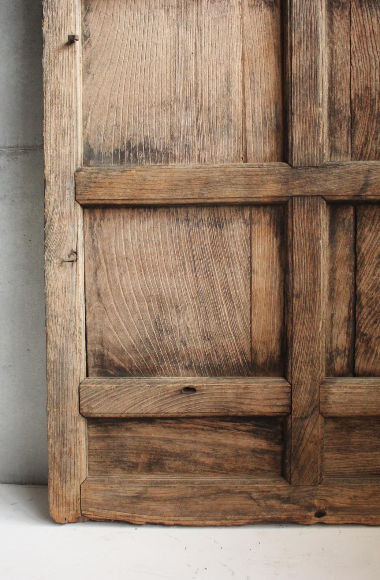 D4 Japanese Antiques, door, fittings, Temple fittings, Zelkova, Kumiko design For Sale 14