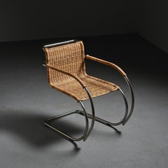 D42 armchair by Mies Van der Rohe, Tecta, Germany, circa 1980