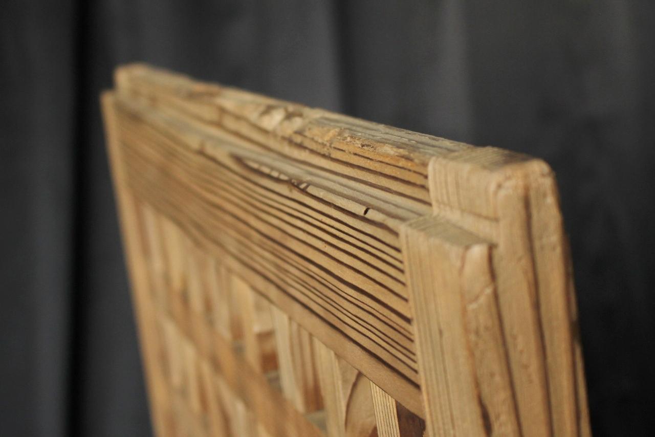 D5 Japanese Antiques, door, fittings, Temple fittings, Cedar, square lattice For Sale 14