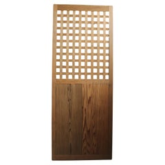 D5 Japanese Antiques, door, fittings, Temple fittings, Cedar, square lattice