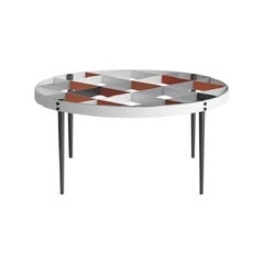 D.555.1 Coffee Table with Glass Top Molteni&C design by Gio Ponti