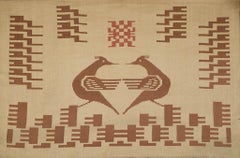 Da Silva Bruhns Vintage French Art Deco Tapestry, Bird Pictorials - Rug & Kilim