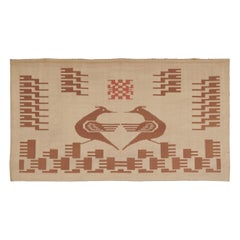 Da Silva Bruhns Vintage French Art Deco Tapestry, Bird Pictorials - Rug & Kilim