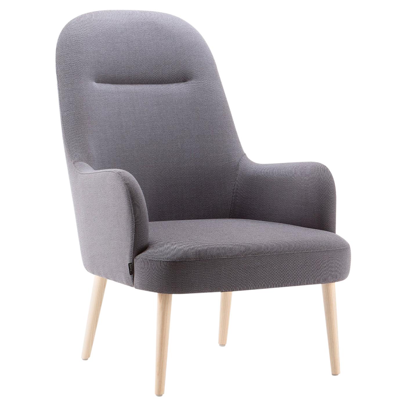 Da Vinci Gray Lounge Armchair
