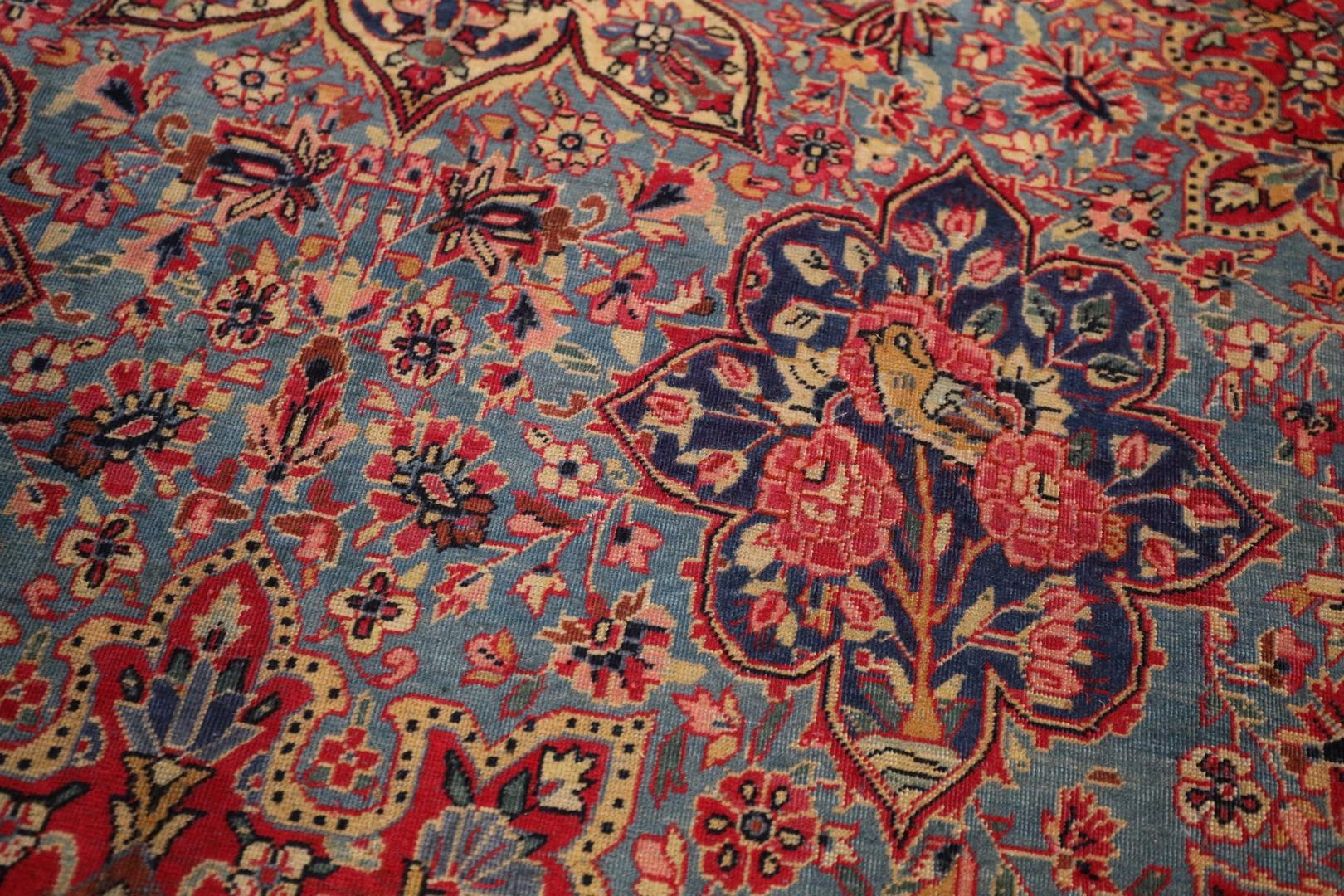 Dabir-Kashan Antique rug For Sale 4