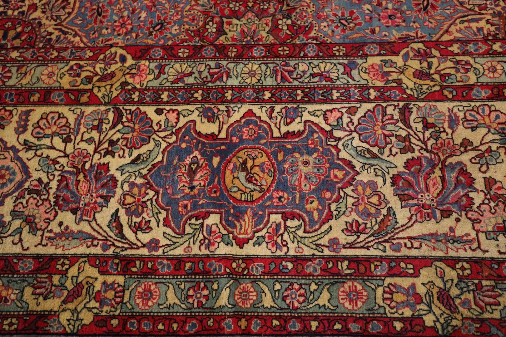 Dabir-Kashan Antique rug For Sale 6