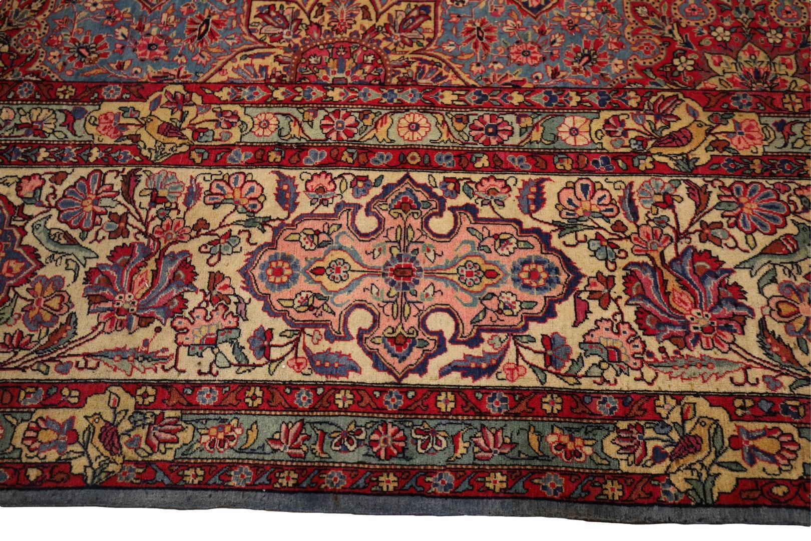 Dabir-Kashan Antique rug For Sale 7