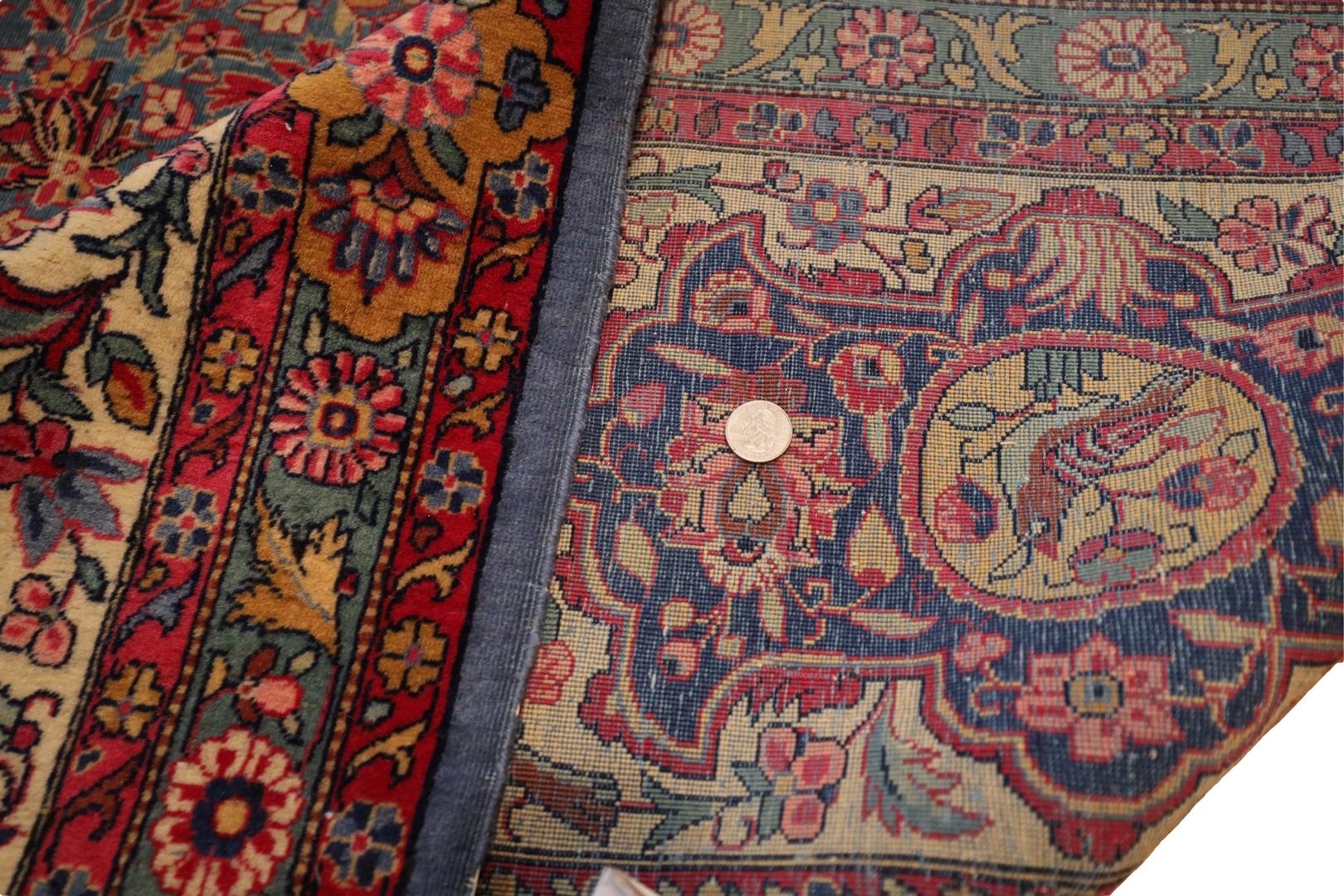Dabir-Kashan Antique rug For Sale 9
