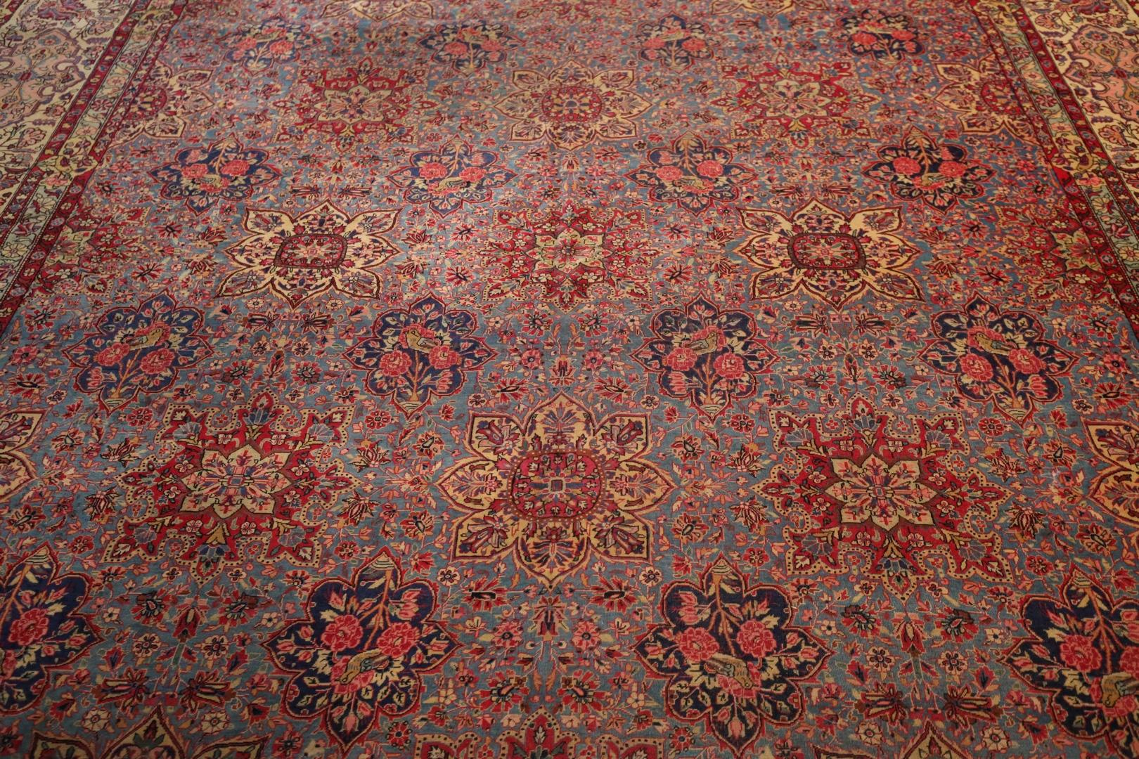 Dabir-Kashan Antique rug For Sale 1