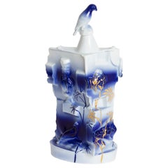 Cuillère en porcelaine émaillée décorée « D
Accord 2 », pièce unique