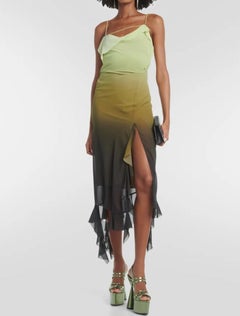 D'Accori Belle metallic leather platform sandals Org price $1130 green platform