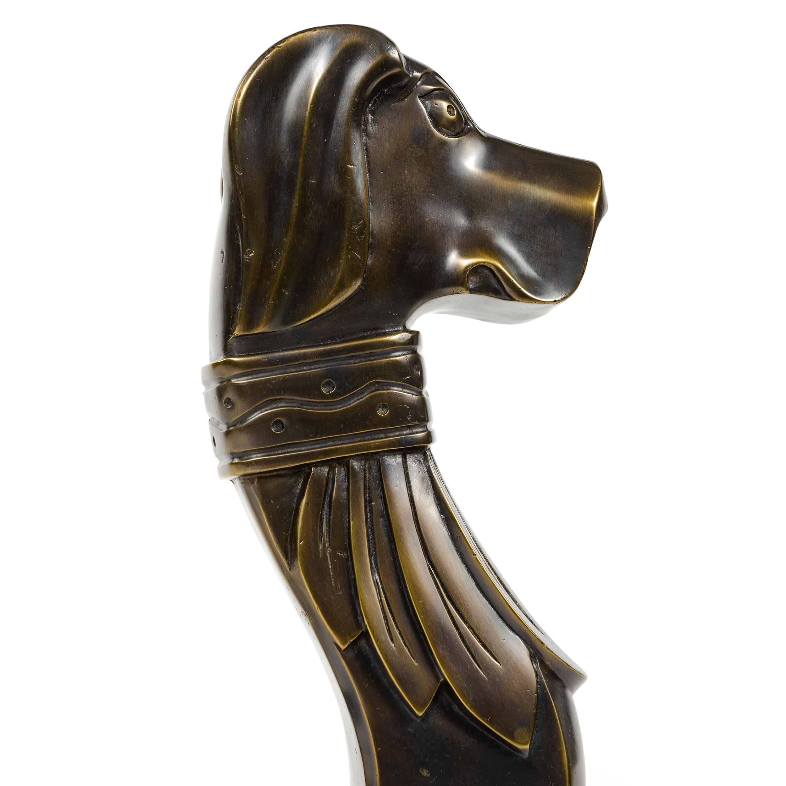 Dachshund Andirons In Excellent Condition For Sale In Sagaponack, NY