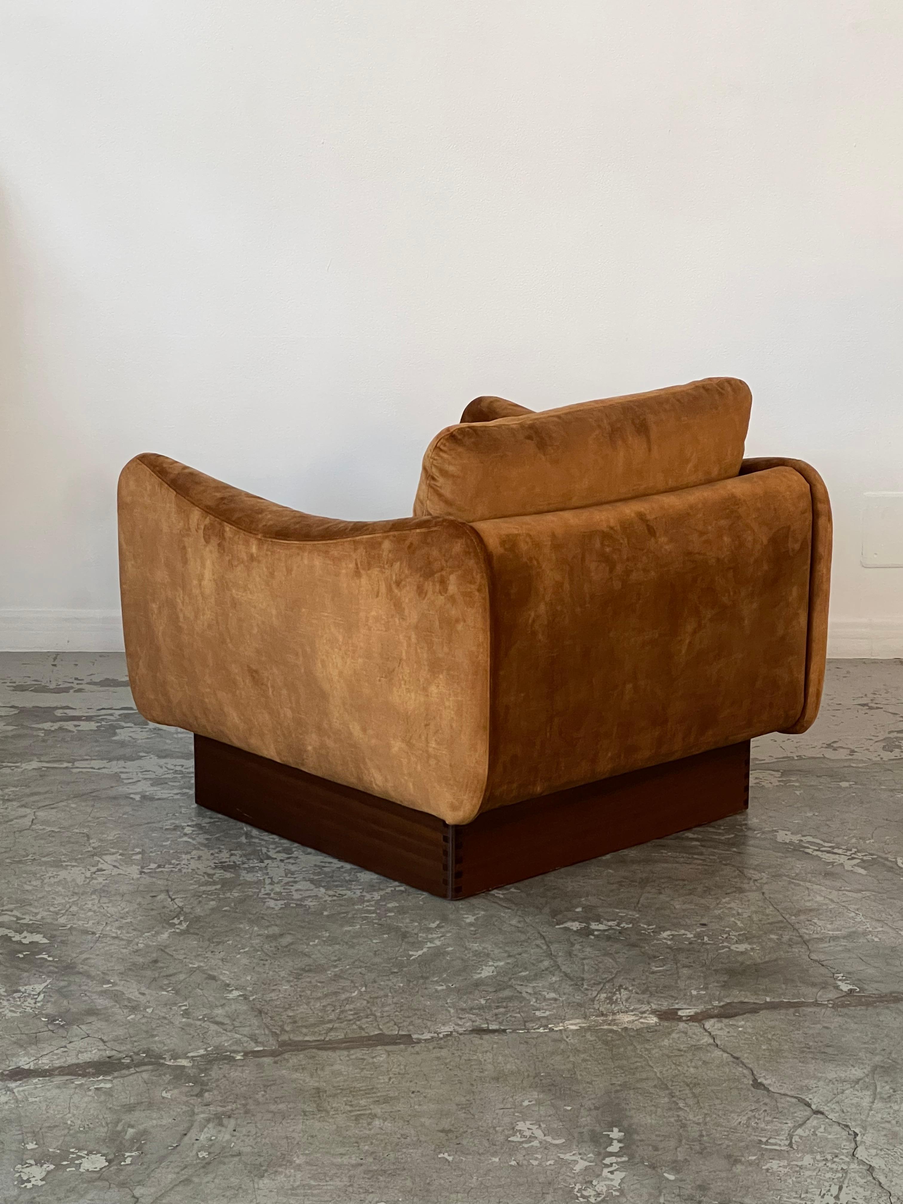 Mid-Century Modern Dachshund armchair by Michel Mortier for Steiner France 1963