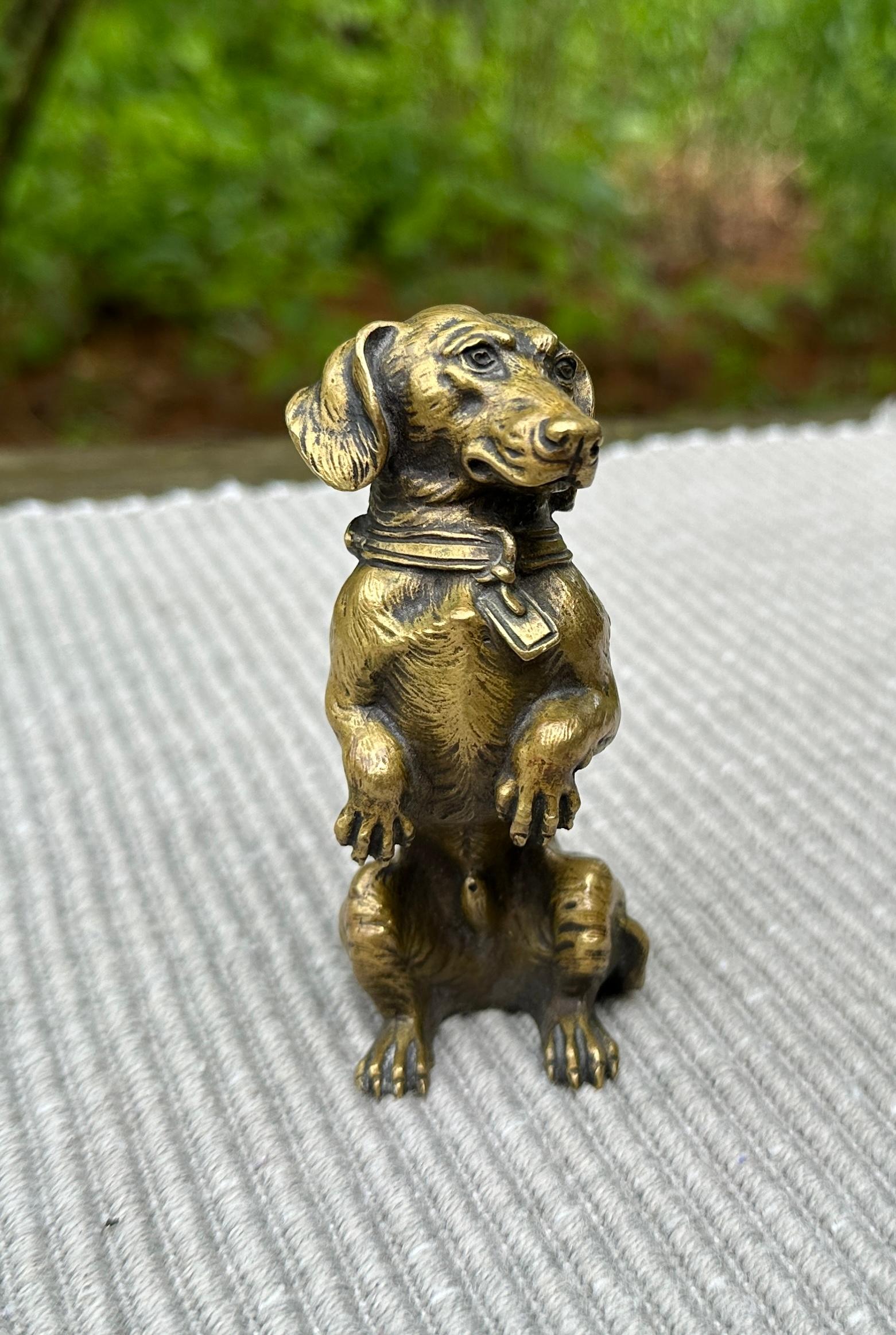 wiener bronze hund