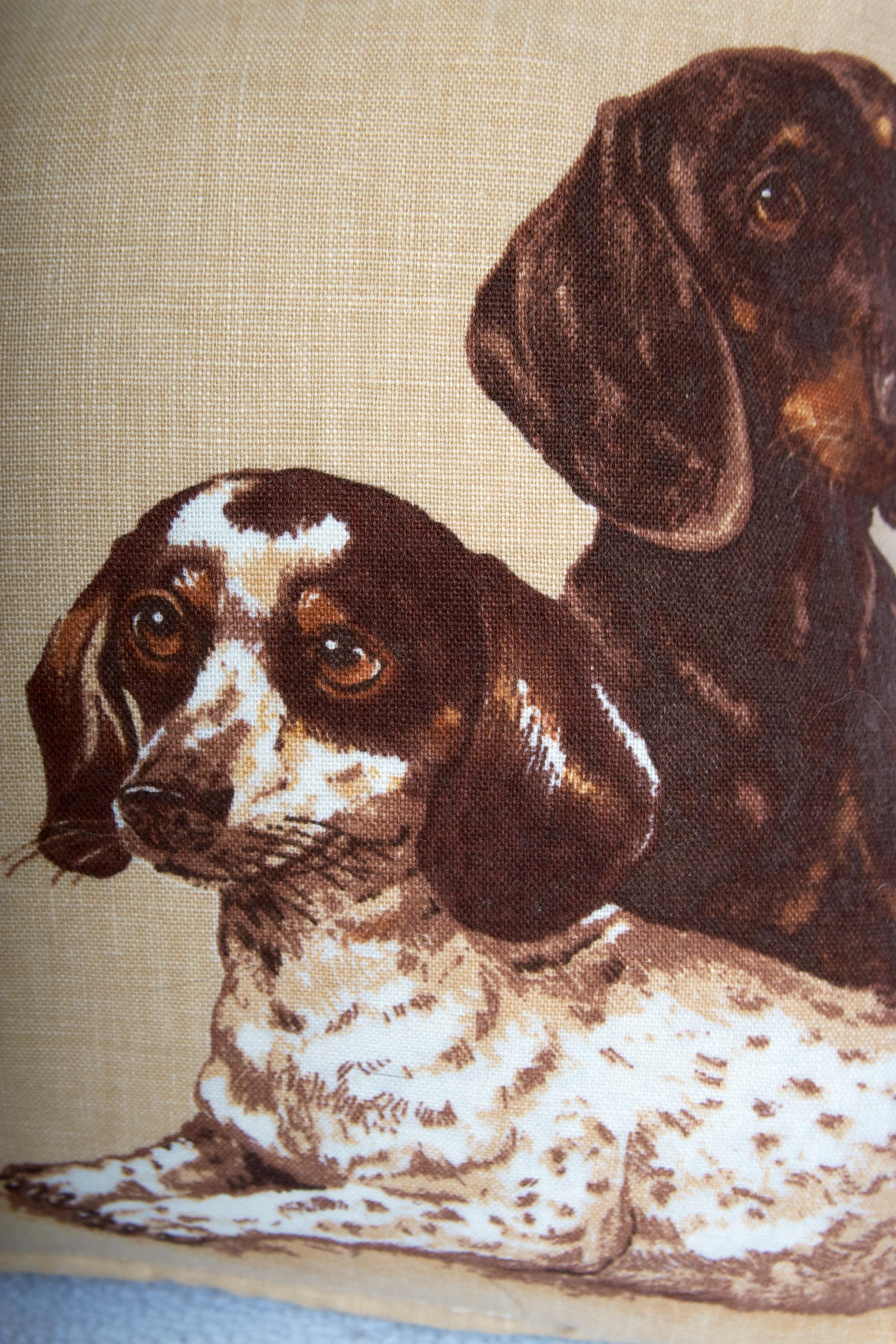 Country Dachshund Pillow-Down Filled