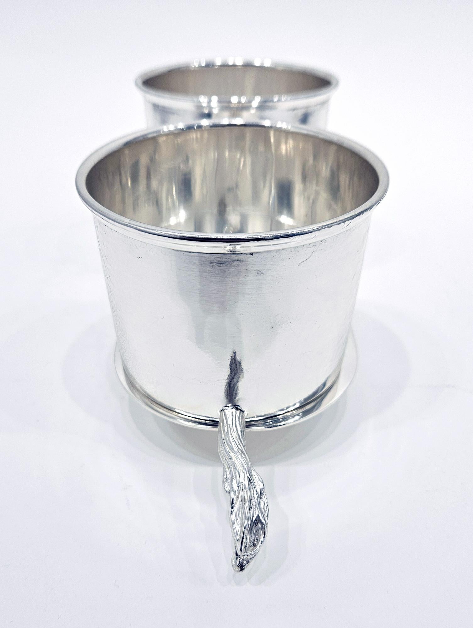 Dachshund / Teckel Dog-Shaped Silver Plated Wine Bottle Stand/Holder, c. 1950 For Sale 4