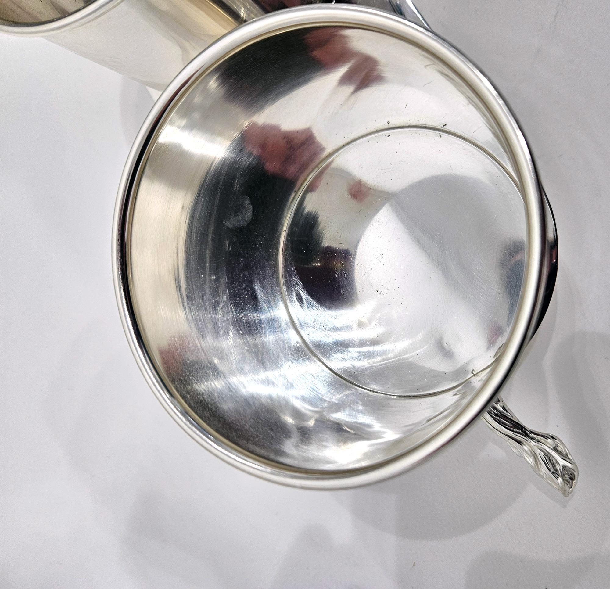 Dachshund / Teckel Dog-Shaped Silver Plated Wine Bottle Stand/Holder, c. 1950 For Sale 10