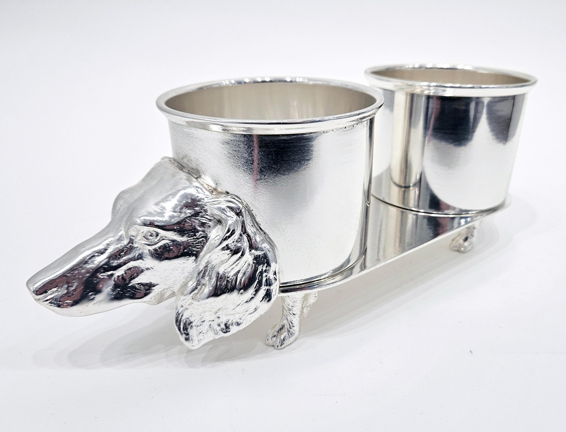 dachshund wine bottle holder