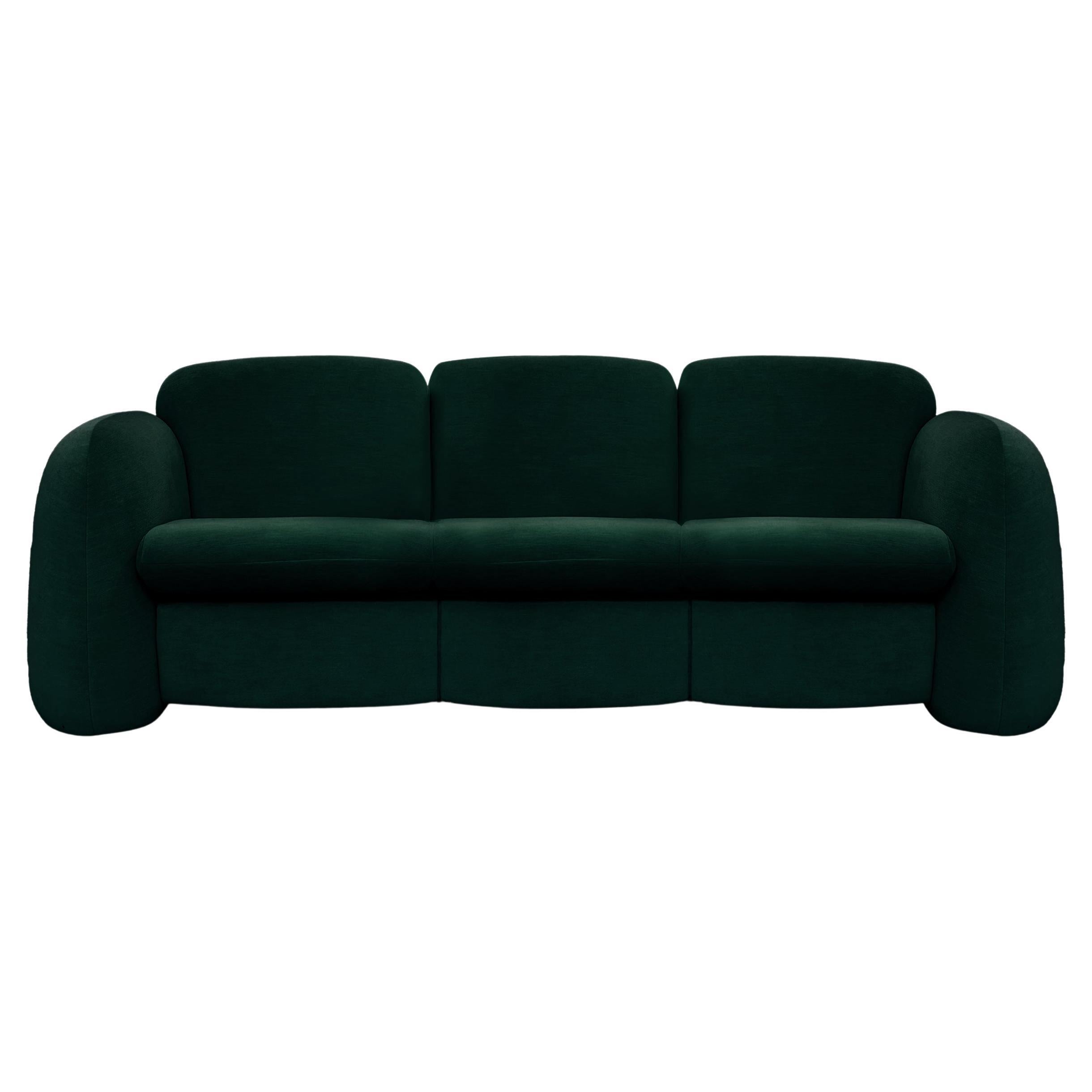 Daciano da Costa - Collector Penta Sofa in Botlle Grün