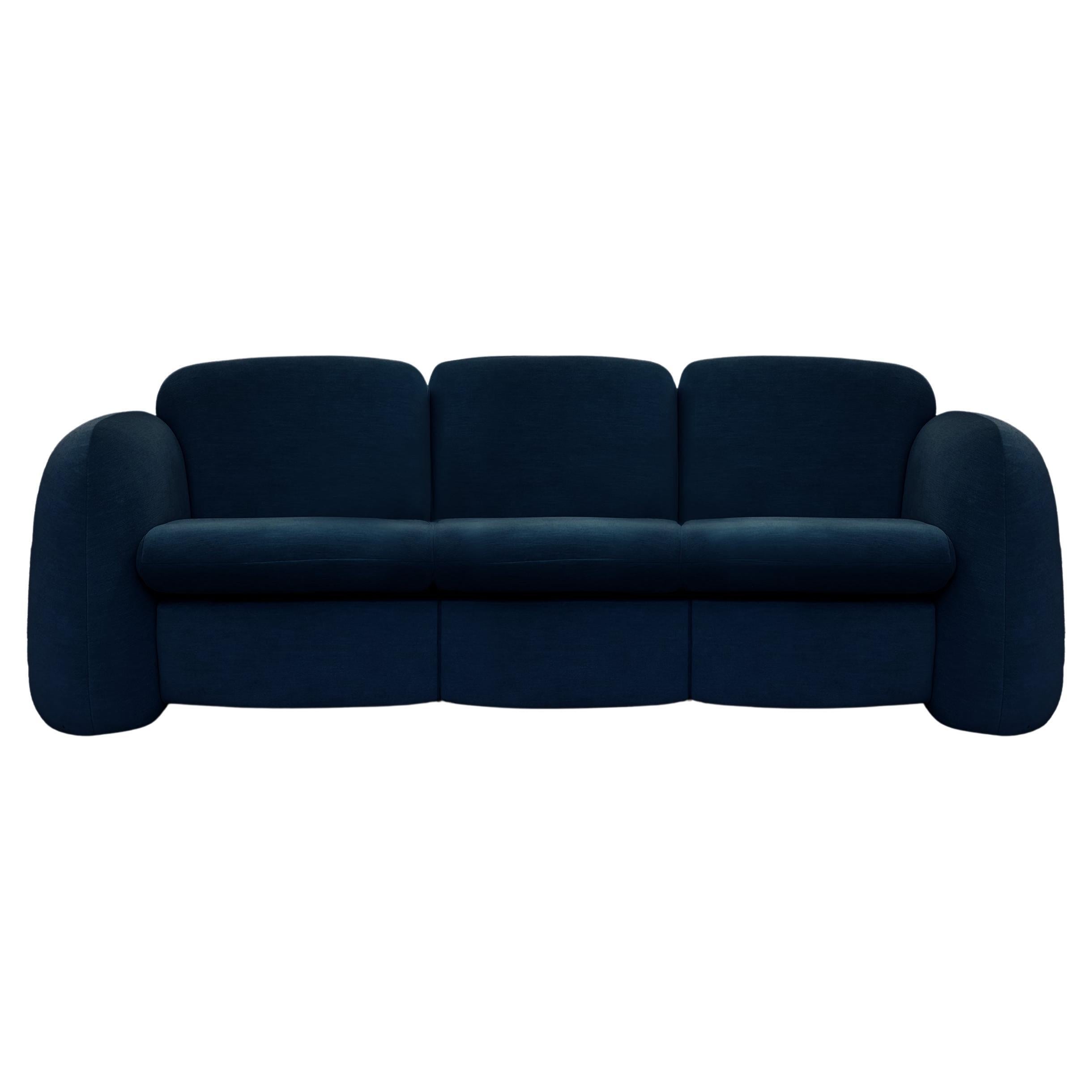 Daciano da Costa - Collector Penta Sofa in Mitternachtsblau