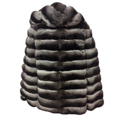 DAD Milano X Franz Kraler Chinchilla Fur Coat IT 42