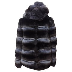 DAD Milano X Franz Kraler Chinchilla Fur Coat IT 42