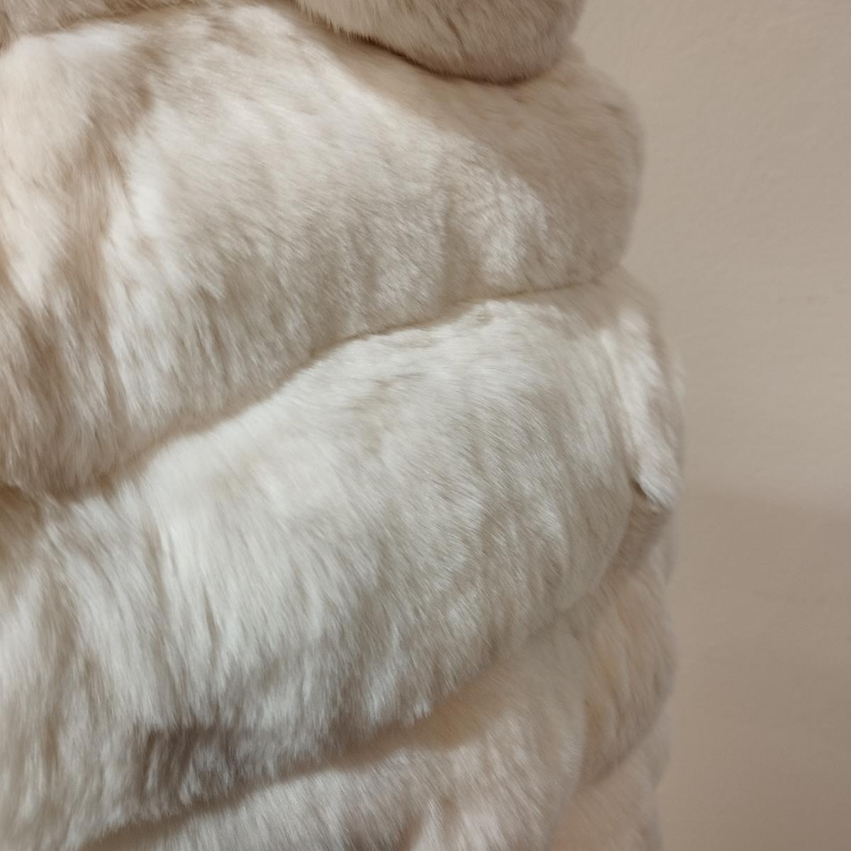 DAD Milano X Franz Kraler Chinchilla Fur Coat IT 42 For Sale 2