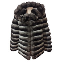 DAD Milano X Franz Kraler Chinchilla Fur Coat IT 42