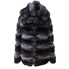 DAD Milano X Franz Kraler Chinchilla Fur Coat IT 42