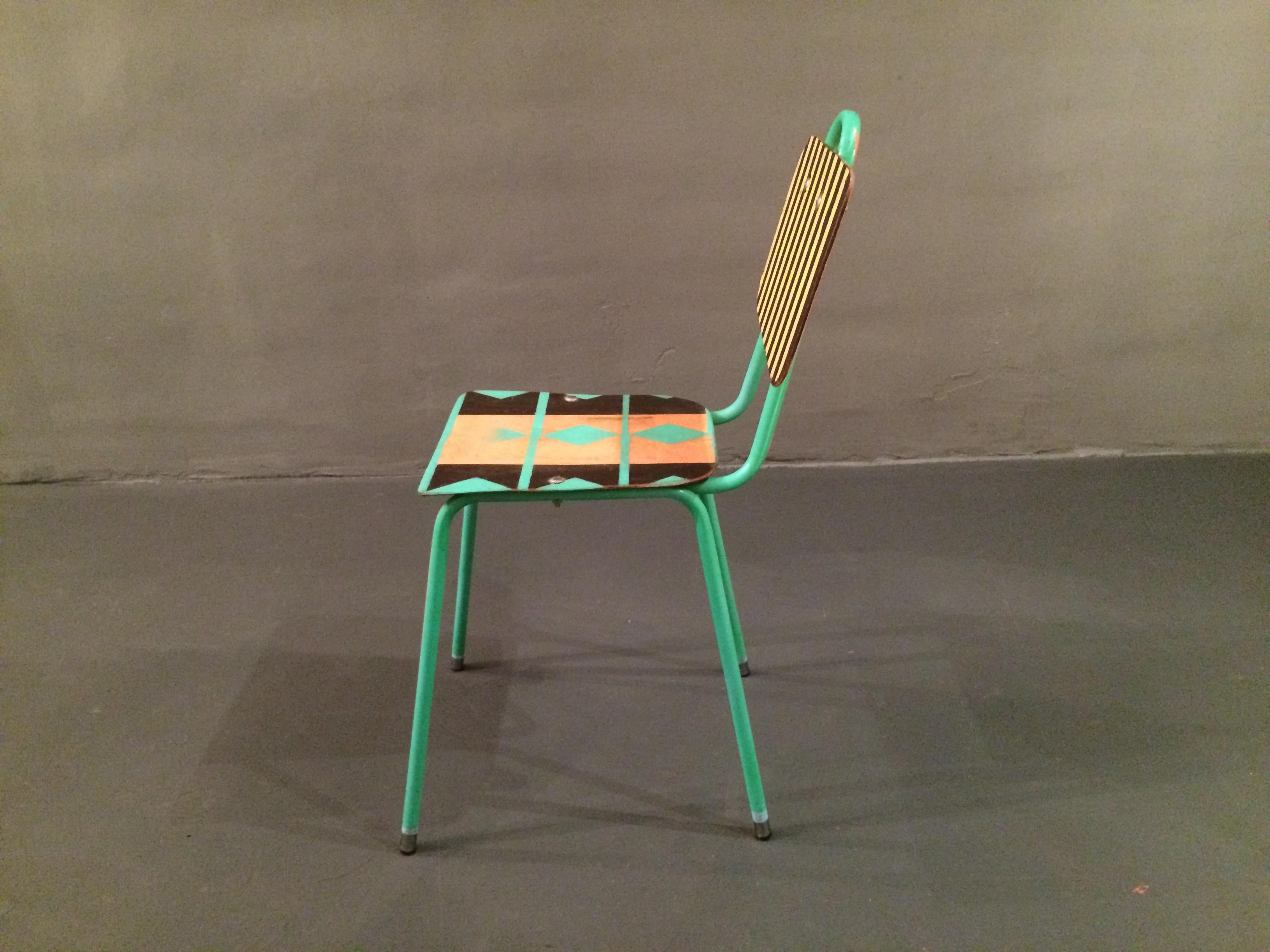 Arts and Crafts Dada Chair, functional art, by German Artist Markus Friedrich Staab For Sale