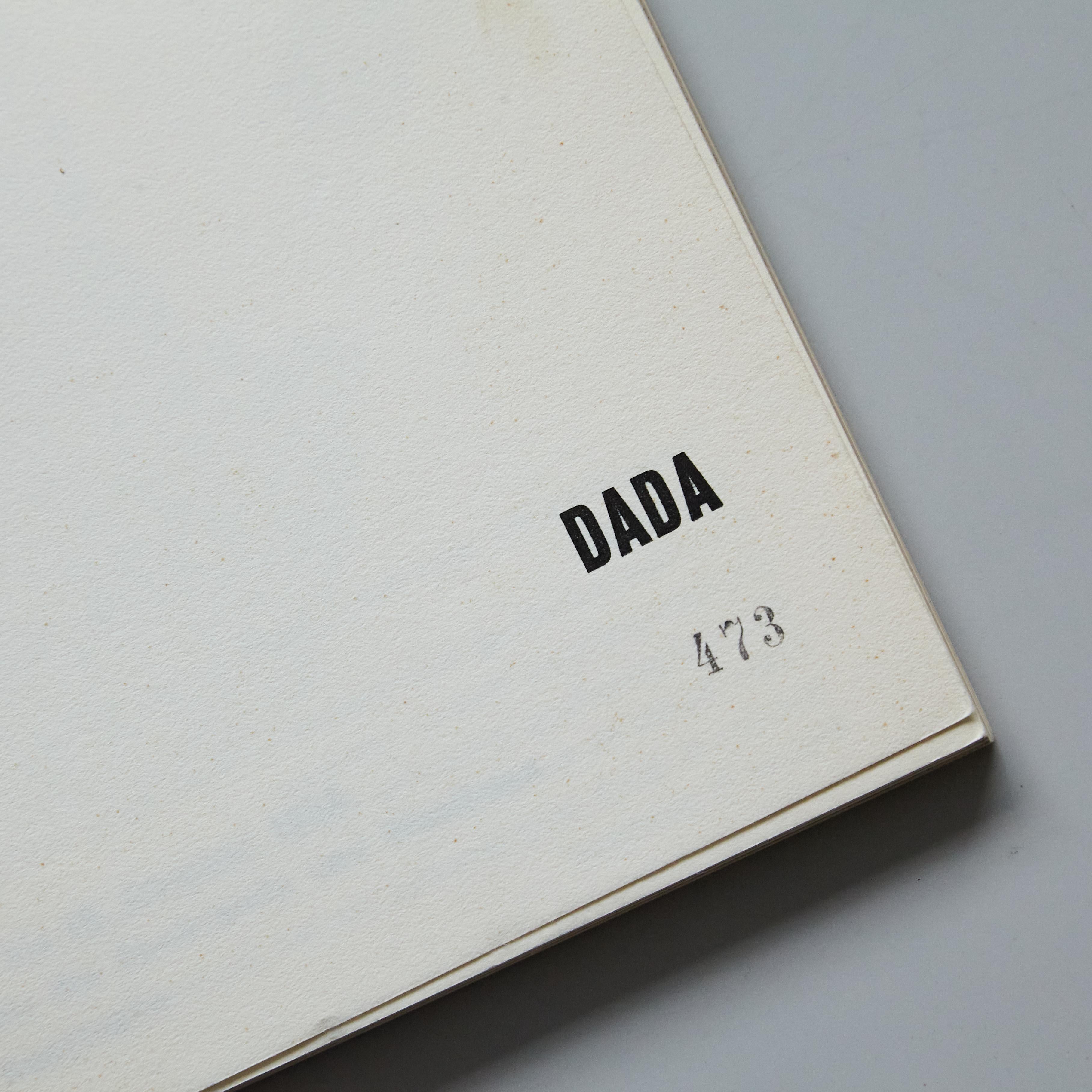 „DADA dokumentiert eine Bewegung“, Veröffentlichung 1958 (Deutsch) im Angebot