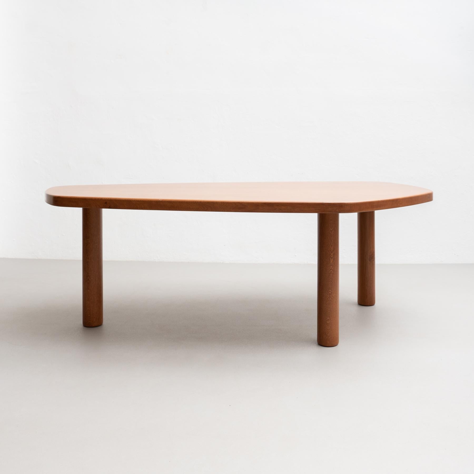 Dada Est. Contemporary, Oak Freeform Dining Large Table For Sale 5