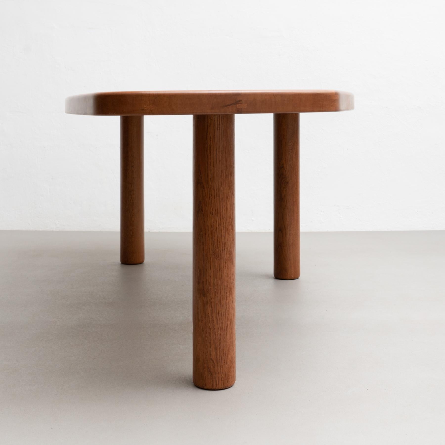 Dada Est. Contemporary, Oak Freeform Dining Large Table For Sale 9