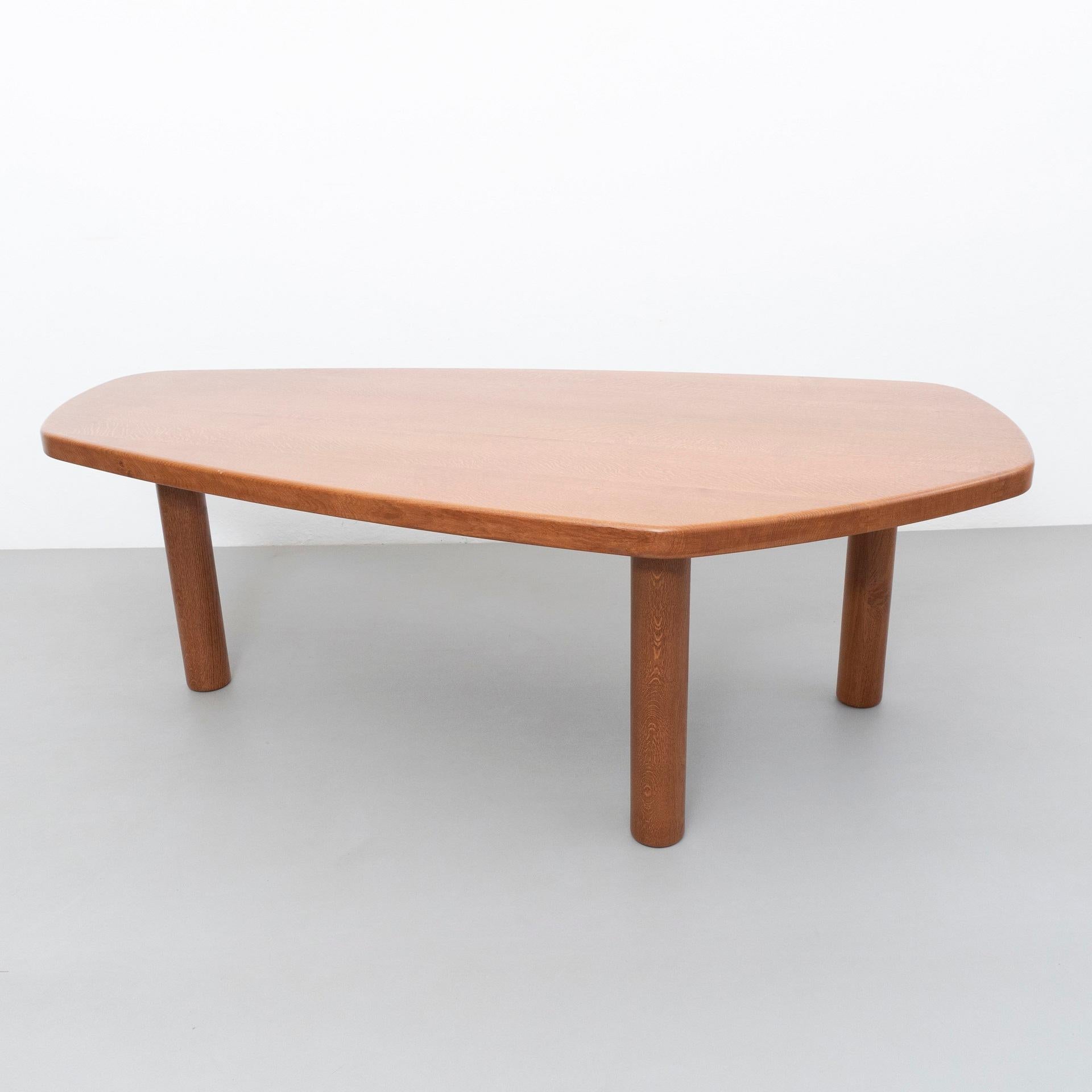 Modern Dada Est. Contemporary, Oak Freeform Dining Large Table For Sale