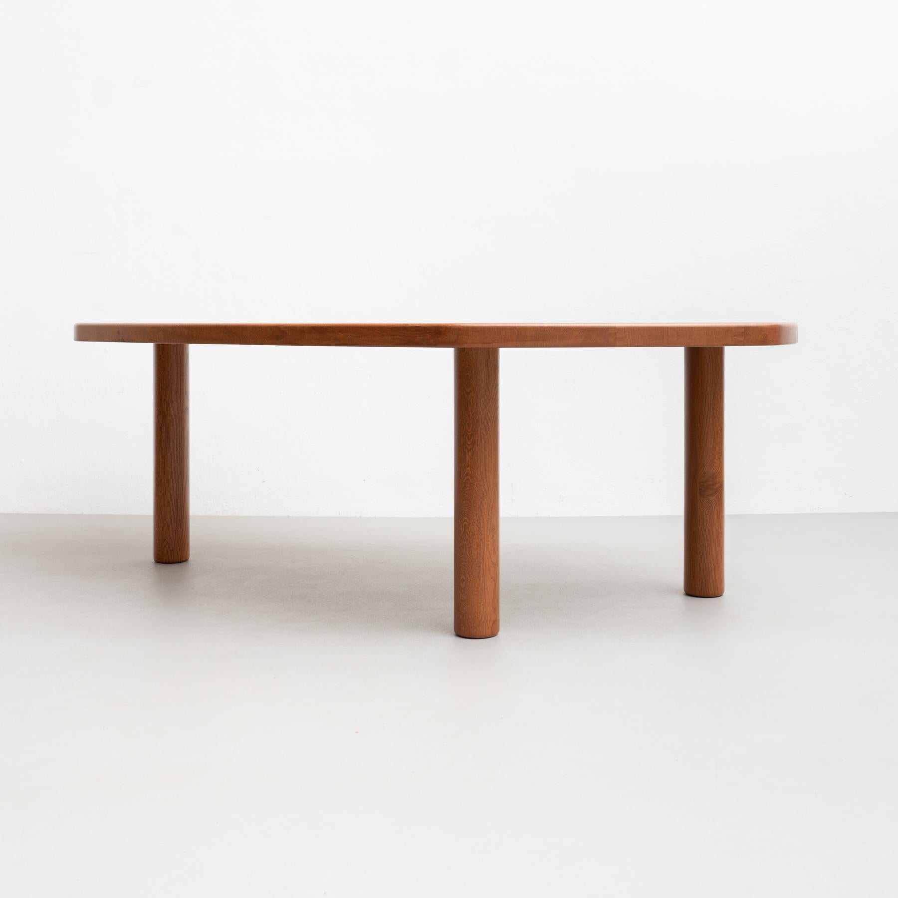 Spanish Dada Est. Contemporary, Oak Freeform Dining Large Table For Sale