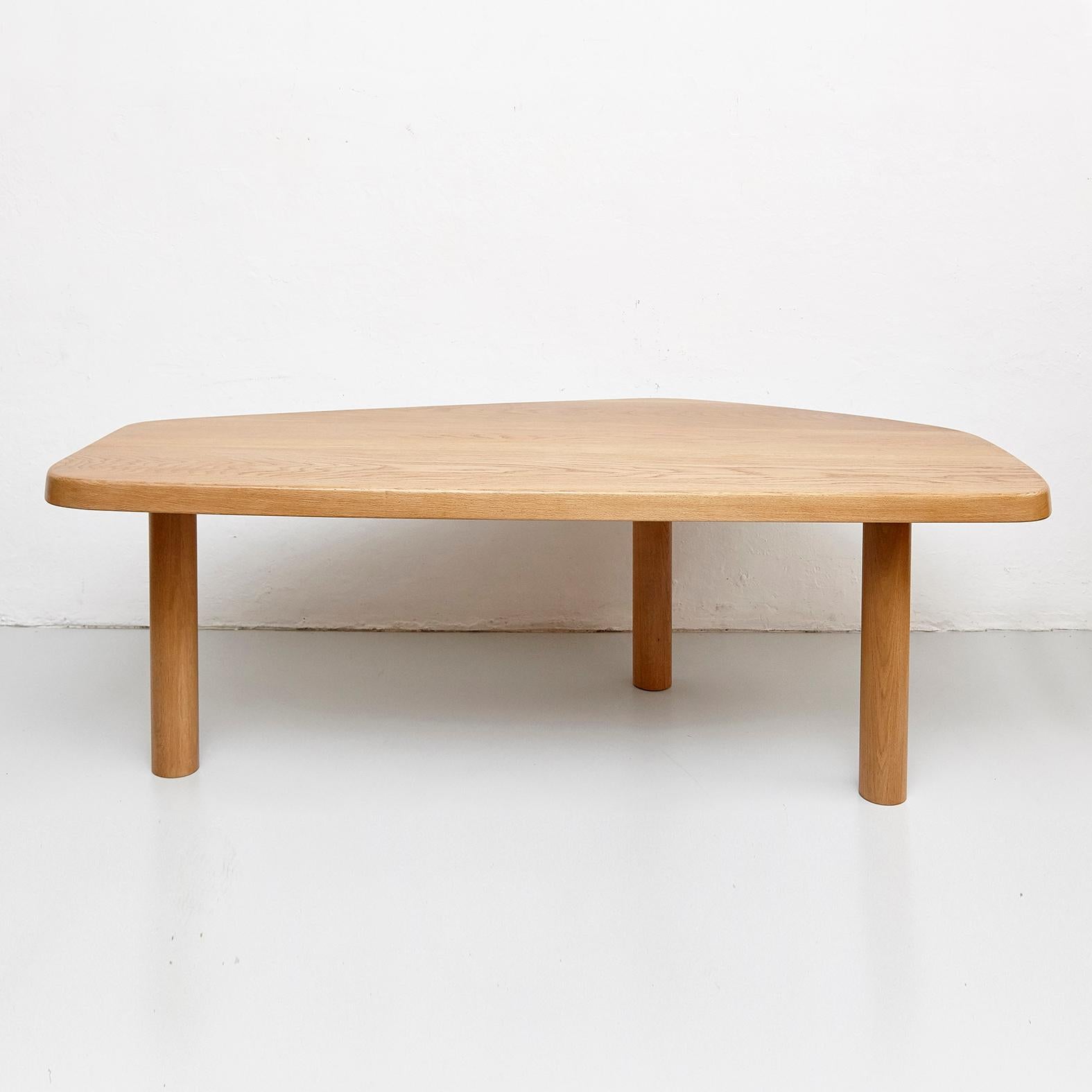 Dada Est. Contemporary, Oak Freeform Dining Large Table In Good Condition For Sale In Barcelona, Barcelona