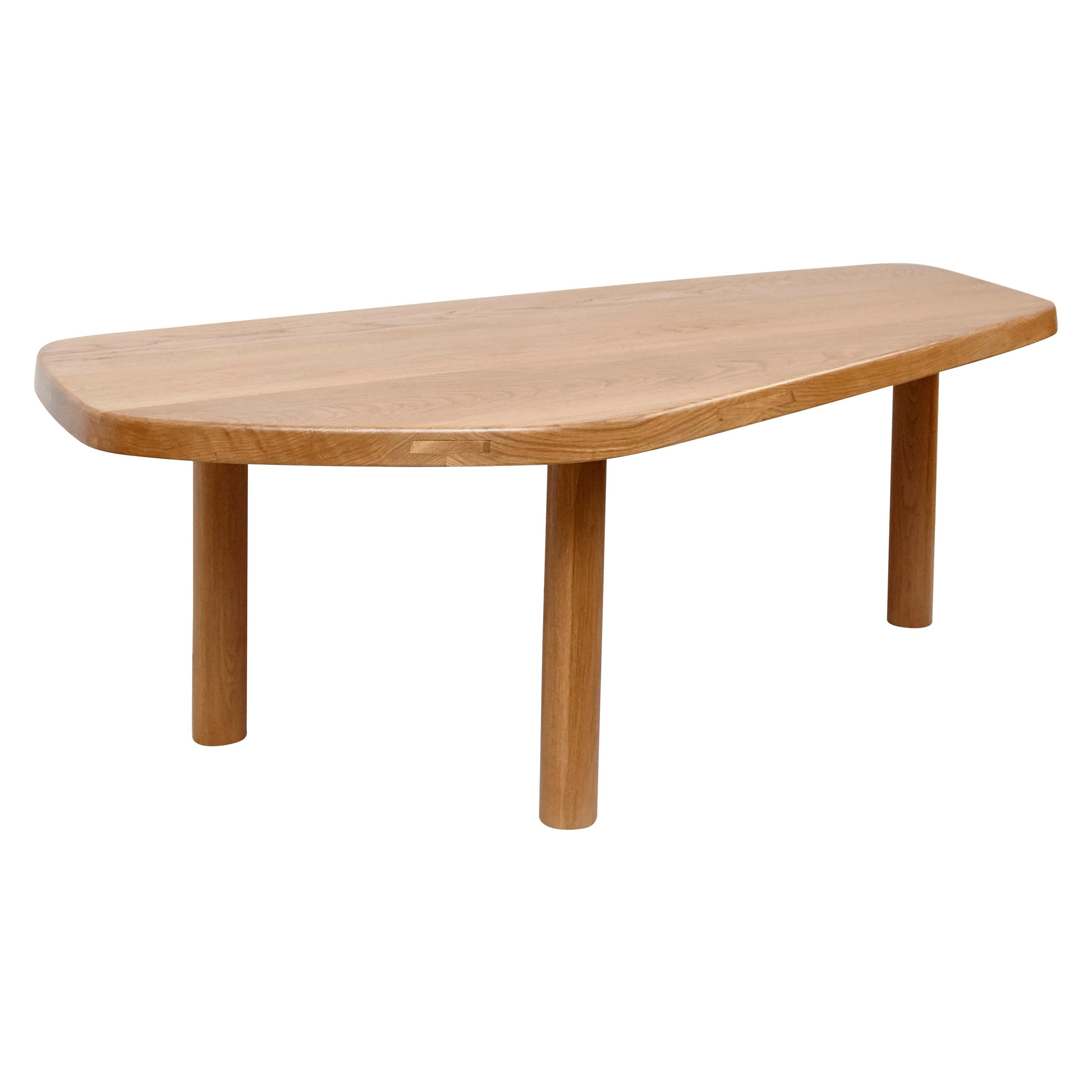 Dada Est. Contemporary, Oak Freeform Dining Large Table For Sale